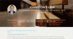 Desktop Screenshot of johnstonslaw.org