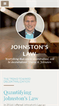 Mobile Screenshot of johnstonslaw.org