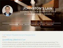 Tablet Screenshot of johnstonslaw.org